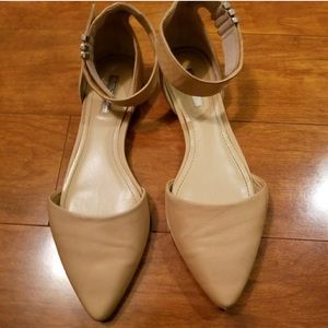 BCBG Tanned Pointed Sandals.